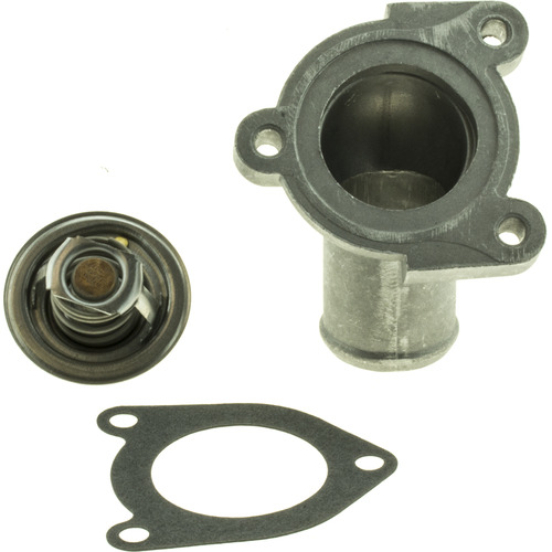 Motorad Thermostat, Temperature: 192F, Steel/ Stainless Steel/ Copper/ Paper, With Gasket, Silver – 4941KT
