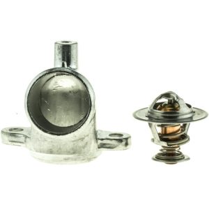 Motorad Thermostat, Temperature: 194F, Steel/ Stainless Steel/ Copper/ Rubber, With Seal, Black/ Silver – 5002KT