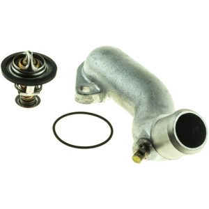 Motorad Thermostat, Temperature: 195F, Steel/ Stainless Steel/ Copper/ Rubber, With Seal, Black/ Silver – 5166KT