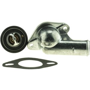 Motorad Thermostat, Temperature: 195F, Steel/ Stainless Steel/ Copper/ Rubber/ Paper, With Seal, Black/ Silver – 5169KT