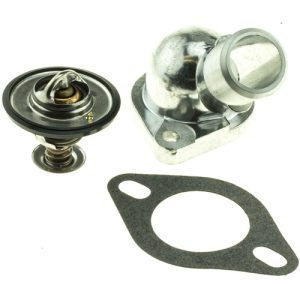 Motorad Thermostat, Temperature: 195F, Steel/ Stainless Steel/ Copper/ Rubber/ Paper, Black/ Silver – 5170KT