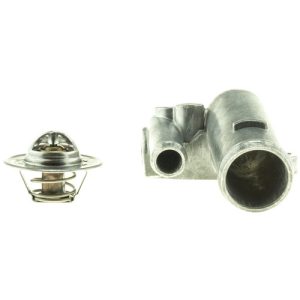 Motorad Thermostat, Temperature: 195F, Steel/ Stainless Steel/ Copper/ Paper, With Gasket, Silver – 5180KT
