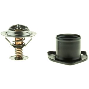 Motorad Thermostat, Temperature: 192F, Steel/ Stainless Steel/ Copper/ Rubber, With Seal, Black/ Silver – 5190KT