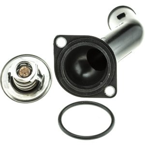 Motorad Thermostat, Temperature: 192F, Plastic/ Stainless Steel/ Copper/ Rubber, With Seal, Black/ Silver – 5500KT