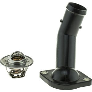Motorad Thermostat, Temperature: 192F, Plastic/ Stainless Steel/ Copper/ Rubber, With Seal, Black/ Silver – 5500KT