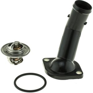 Motorad Thermostat, Temperature: 192F, Plastic/ Stainless Steel/ Copper/ Rubber, With Seal, Black/ Silver – 5500KT