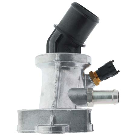 Motorad Thermostat Housing, Aluminum/ Stainless Steel/ Copper, Black and Silver, 176 Degree Temperature – 784-176