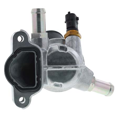 Motorad Thermostat Housing, Aluminum/ Stainless Steel/ Copper, Black and Silver, 176 Degree Temperature – 784-176