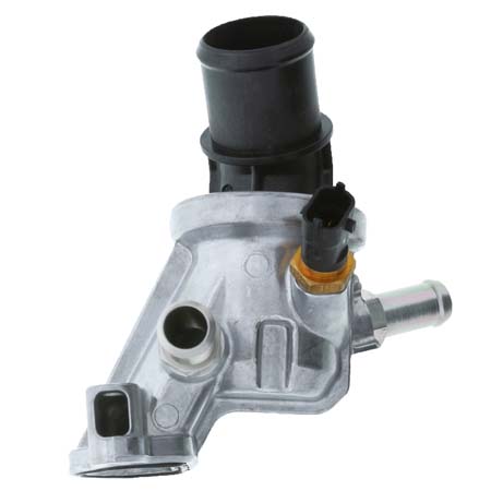 Motorad Thermostat Housing, Aluminum/ Stainless Steel/ Copper, Black and Silver, 176 Degree Temperature – 784-176