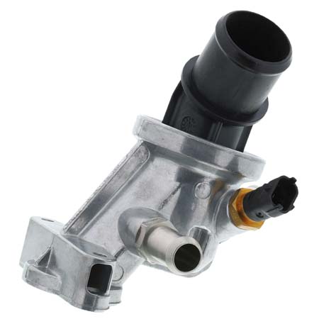 Motorad Thermostat Housing, Aluminum/ Stainless Steel/ Copper, Black and Silver, 176 Degree Temperature – 784-176