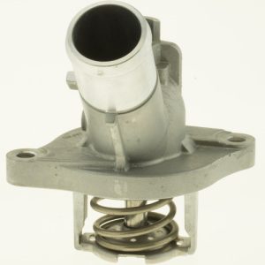 Motorad Thermostat, Temperature: 182F, Aluminum/ Steel, With Jiggle Pin/ Seal, Silver, Integrated Housing – 922-182