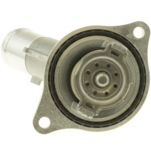 Motorad Thermostat, Temperature: 182F, Aluminum/ Steel, With Jiggle Pin/ Seal, Silver, Integrated Housing – 922-182