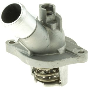Motorad Thermostat, Temperature: 182F, Aluminum/ Steel, With Jiggle Pin/ Seal, Silver, Integrated Housing – 922-182
