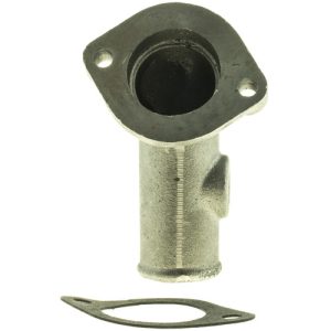 Motorad Thermostat Housing, Steel, 0.54 Inch Flange Thickness, Silver, With Gasket/ Plug – CH2030