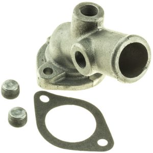 Motorad Thermostat Housing, Steel, 0.54 Inch Flange Thickness, Silver, With Gasket/ Plug – CH2030