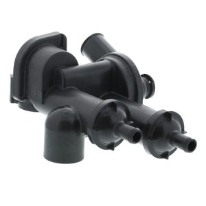 Motorad Thermostat Housing, Plastic, Gasket, Black, 7 Inch Height – CH4319