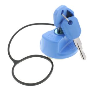 Motorad Diesel Emissions Fluid Filler Cap, For Use with Freightliner Models, Blue, Plastic, Tether Attached – DEF104
