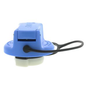 Motorad Diesel Emissions Fluid Filler Cap, For Use with Freightliner Models, Blue, Plastic, Tether Attached – DEF104