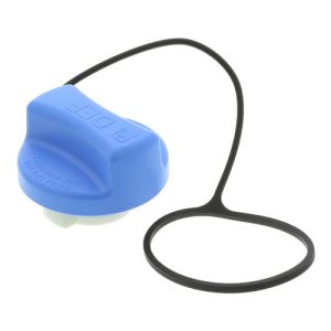 Motorad Diesel Emissions Fluid Filler Cap, For Use with Freightliner Models, Blue, Plastic, Tether Attached – DEF107