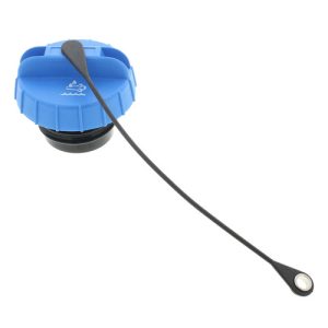 Motorad Diesel Emissions Fluid Filler Cap, 1.77 Inch Thread Diameter, Vented, Blue, Plastic, Tether Attached – DEF108