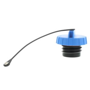 Motorad Diesel Emissions Fluid Filler Cap, 1.77 Inch Thread Diameter, Vented, Blue, Plastic, Tether Attached – DEF108