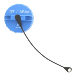 Motorad Diesel Emissions Fluid Filler Cap, 1.77 Inch Thread Diameter, Vented, Blue, Plastic, Tether Attached – DEF108