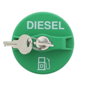 Motorad Fuel Tank Cap, Locking, Green, Plastic, 2.375 Inch Depth, 1-3/4 Inch Neck Diameter – MGC203KAG