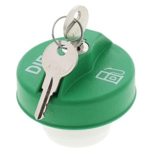 Motorad Fuel Tank Cap, Locking, Green, Plastic, 2.375 Inch Depth, 1-3/4 Inch Neck Diameter – MGC203KAG