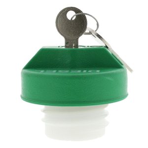 Motorad Fuel Tank Cap, Locking, Green, Plastic, 2.375 Inch Depth, 1-3/4 Inch Neck Diameter – MGC203KAG