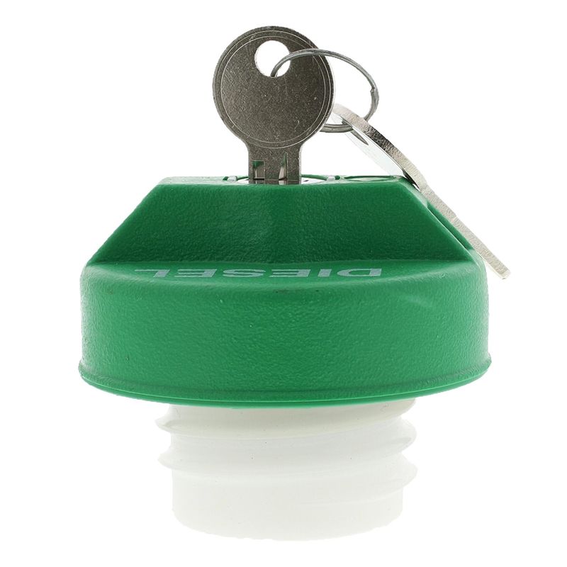 Motorad Fuel Tank Cap, Locking, Green, Plastic, 2.375 Inch Depth, 1-3/4 Inch Neck Diameter – MGC203KAG