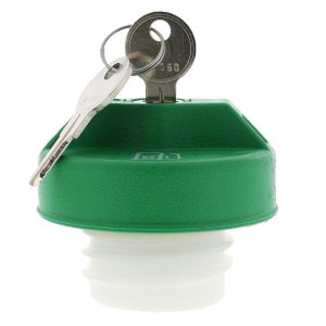 Motorad Fuel Tank Cap, Locking, Green, Plastic, 2.375 Inch Depth, 1-3/4 Inch Neck Diameter – MGC203KAG
