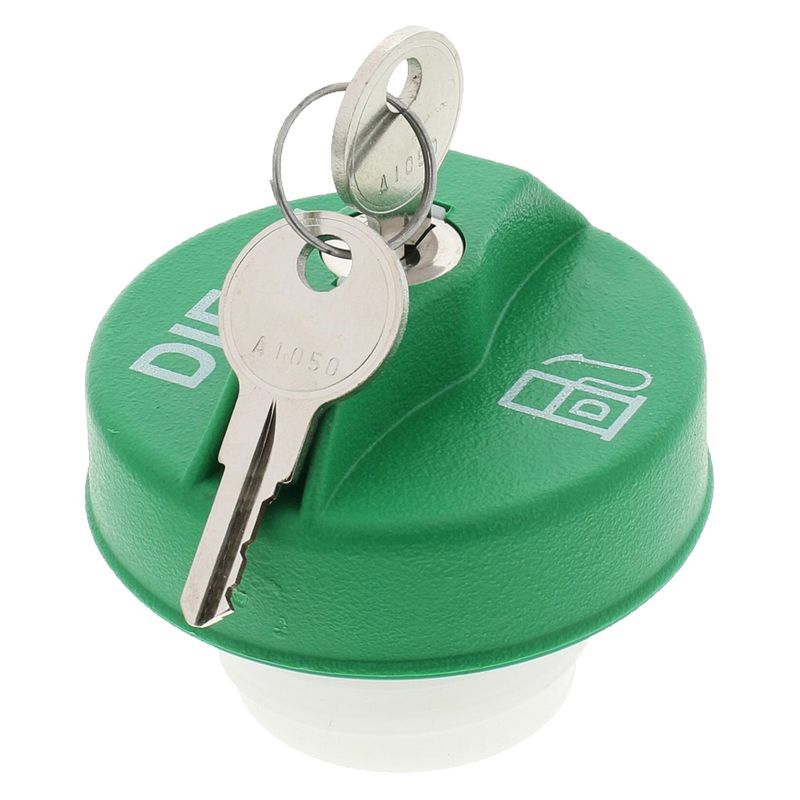 Motorad Fuel Tank Cap, Locking, Green, Plastic, 2.375 Inch Depth, 1-3/4 Inch Neck Diameter – MGC203KAG
