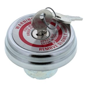 Motorad Fuel Tank Cap, Keyed Alike Combo Locks, Locking, Silver, Metal, 1.875 Inch Depth – MGC224KA