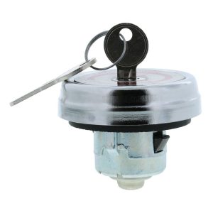 Motorad Fuel Tank Cap, Keyed Alike Combo Locks, Locking, Silver, Metal, 1.875 Inch Depth – MGC224KA