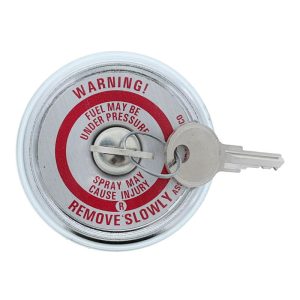 Motorad Fuel Tank Cap, Keyed Alike Combo Locks, Locking, Silver, Metal, 1.875 Inch Depth – MGC224KA