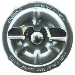 Motorad Fuel Tank Cap, Standard, Non-Locking, Vented, Silver – MGC810