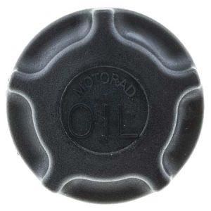 Motorad Oil Filler Cap, 1.22 Inch Height, 2.15 Inch Width, 2.19 Inch Shell Diameter, Black, With Seal – MO137
