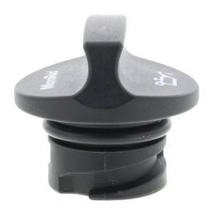 Motorad Oil Filler Cap, Round, Plastic, Black, 1.35 Inch Thread Diameter – MO190