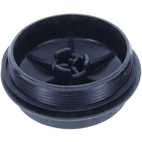 Motorad Fuel Filter Cap, 3.73 Inch Inside Diameter X 4.8 Inch Outside Diameter, 1.83 Inch Height, Black, Plastic, Threaded Mount, Screw-On – MO355