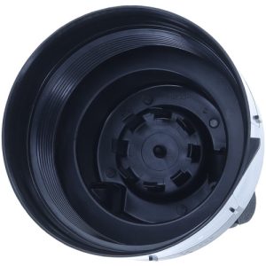 Motorad Fuel Filter Cap, 4.71 Inch Inside Diameter X 4.96 Inch Outside Diameter, 4.77 Inch Height, Black, Plastic, Threaded Mount, Screw-On – MO356