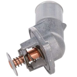 Motorad Thermostat Housing, Spec-R, Aluminum/ Stainless Steel/ Copper/ Rubber, O-Ring, Silver, 1 Outlet Port, 1.3 Inch Inlet Diameter – MRD102