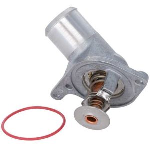 Motorad Thermostat Housing, Spec-R, Aluminum/ Stainless Steel/ Copper/ Rubber, O-Ring, Silver, 1 Outlet Port, 1.3 Inch Inlet Diameter – MRD102
