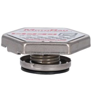 Motorad Radiator Cap, Spec-R, 32 PSI Maximum Pressure, Hexagon, Silver, Stainless Steel/ Rubber, Spec-R Logo – MRD501