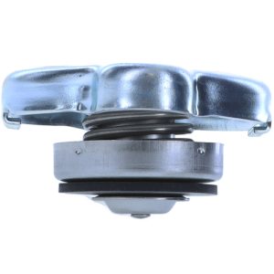 Motorad Coolant Reservoir Cap, Silver, Metal and Rubber, 7 Pound Relief Pressure, Round, 0.95 Inch Overall Height – T128
