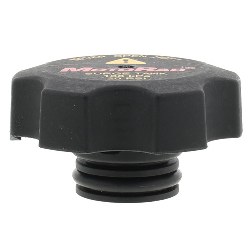 Motorad Coolant Reservoir Cap, Black, Plastic/ Rubber, 20 PSI Pressure Rating, 1.94 Inch Width, Vented, Threaded Attachment – T62
