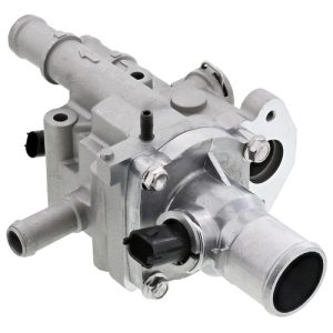 Motorad Thermostat Housing, Plastic/ Stainless Steel/ Copper/ Rubber/ Paper, Black, 4 Outlet Ports, Temperature: 221F – TA2003