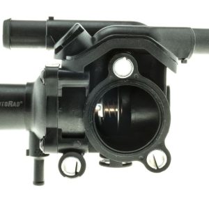Motorad Thermostat Housing, Temperature 195F, Plastic/ Stainless Steel/ Copper/ Rubber, With Thermostat – TA2201