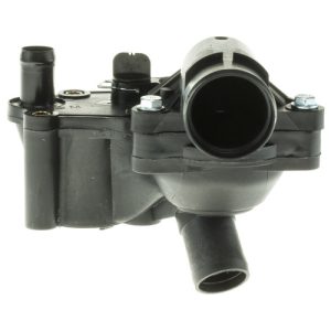 Motorad Thermostat Housing, Plastic/ Stainless Steel/ Copper/ Rubber, Black, 3 Outlet Ports, Temperature: 192F, With Seal – TA2210