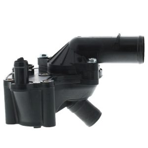 Motorad Thermostat Housing, Plastic/ Stainless Steel/ Copper/ Rubber, Black, 3 Outlet Ports, Temperature: 192F, With Seal – TA2210