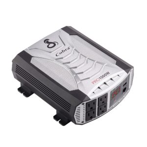 Cobra Power Inverter, Inverts 10 – 15 Volt DC to 115 Volt AC, 1500 Continuous/ 3000 Peak Watts, 90 Percent Efficiency – CPI1500W
